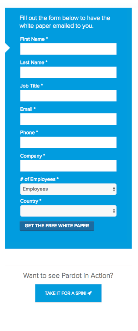 Salesforce whitepaper form