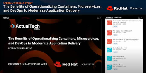 Benefits of Operationalizing Containers, Microservices, & DevOps to Modernize Application Delivery - a DevOps B2B Lead Gen Webinar