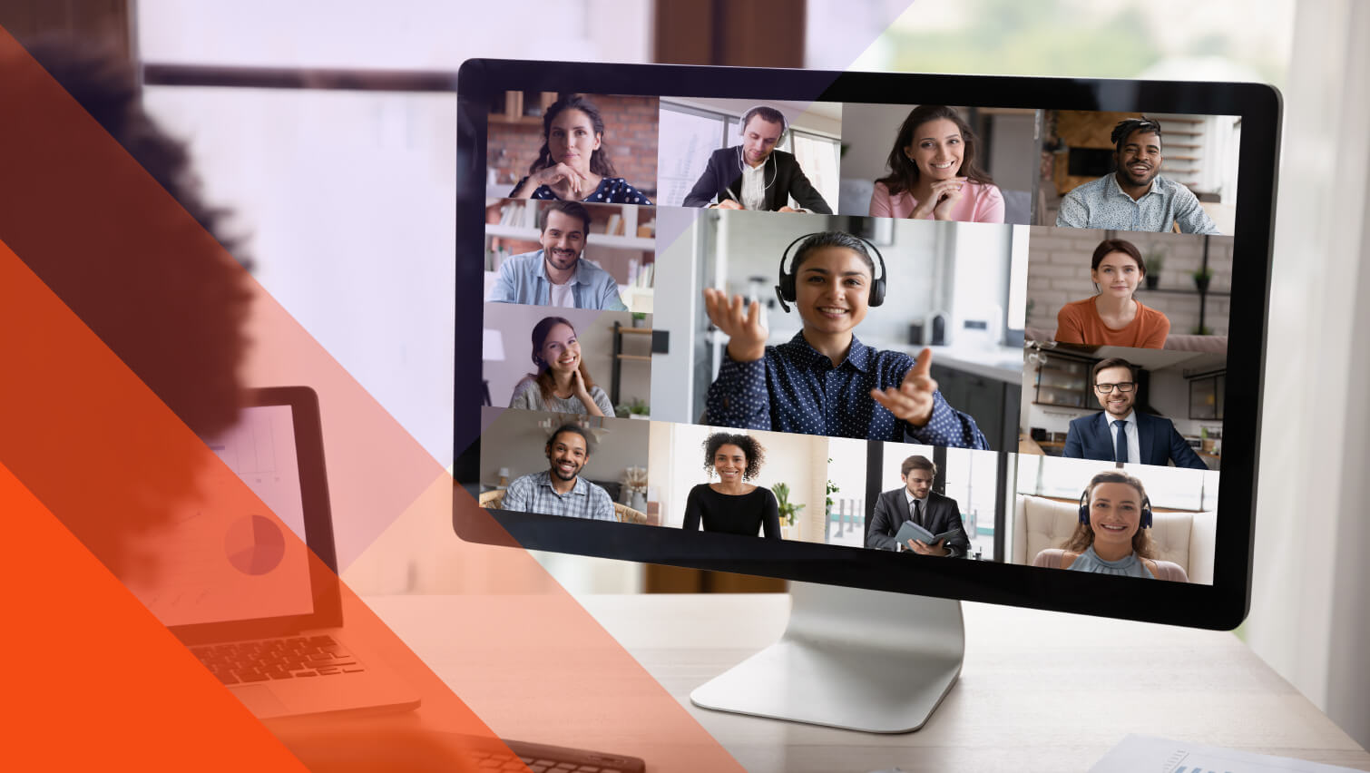 Engaged webinar audience interacts with the event’s expert speaker.