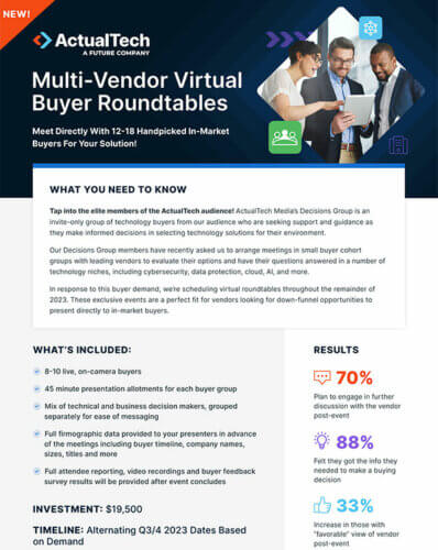 virtual buyer roundtables one sheet cover